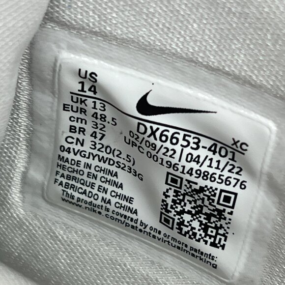 Nike Kyrie Infinity TB Promo Size 14 Navy White DX6653-401 Men Shoes Sneakers - Picture 5 of 6